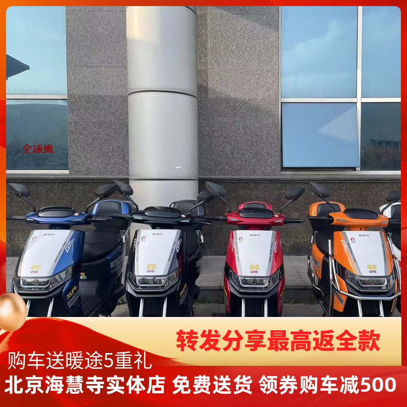 Haihui Temple Free Travel Global Eagle 48V50 mile delivery long-distance running battery life double disc brake electric bicycle country pedal