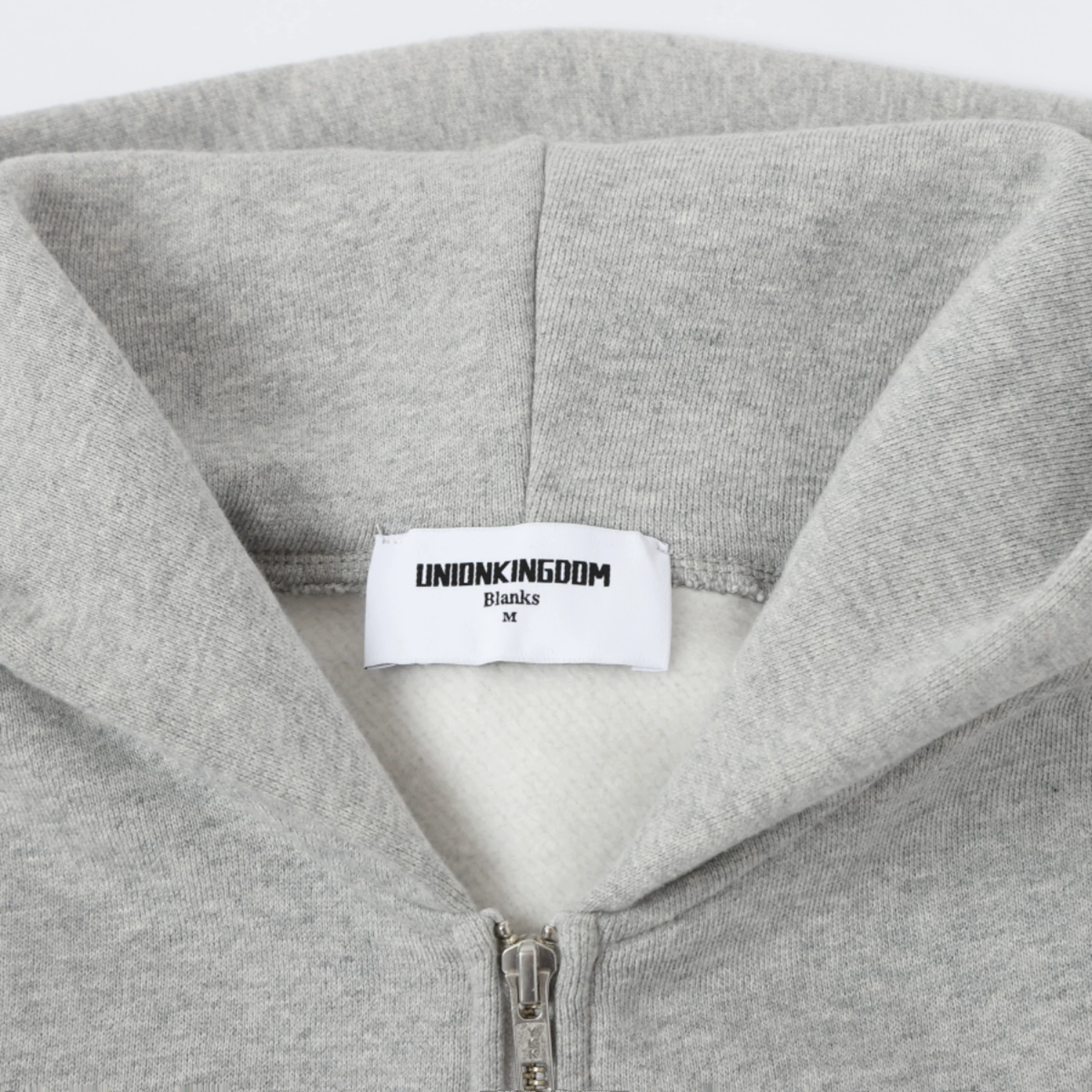 540g Union Kingdom box crop zip-up domestic brand heavy fleece zipper jacket