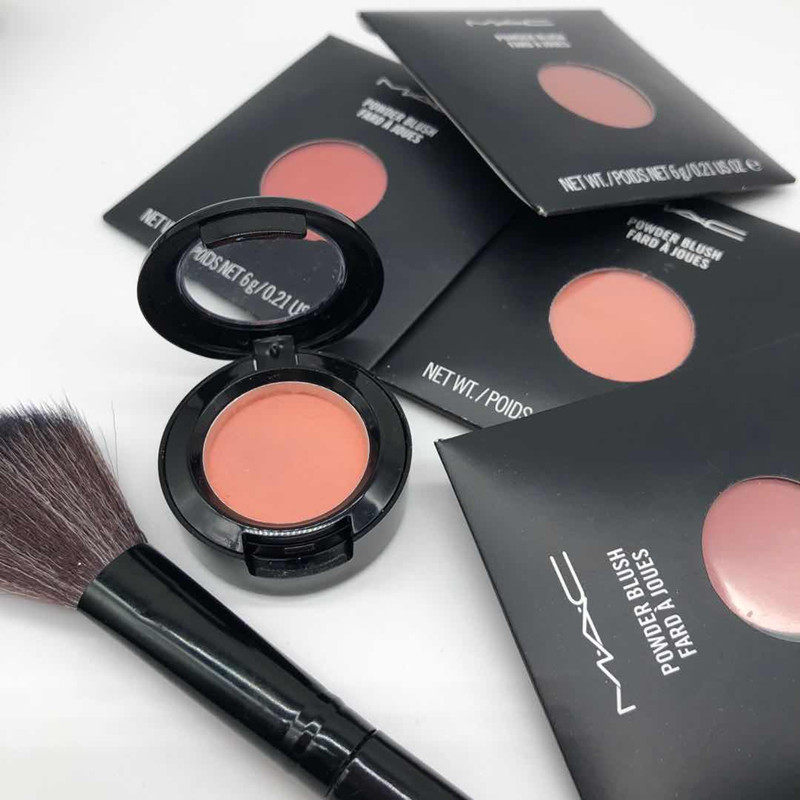 MAC mineral blush melba raizin mocha peaches trial color trial pack trial pack