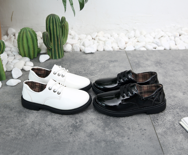 Boys' Leather Shoes, Genuine Leather Children's Shoes, Lace-Up Buckle, Black Boys' Student School Performance Etiquette Small Leather Shoes Boys' Leather Shoes, Genuine Leather Children's Shoes, Lace-Up Buckle, Black Boys' Student School Performance Etiquette Small Leather Shoes