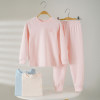 Children's early spring and autumn long-staple cotton bottoming underwear 100-130 sizes for boys and girls autumn clothes and long trousers home clothes set