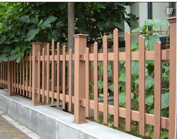 Plastic wood fence surrounding the railing Railing Armrest Outdoor Guardrails Villa Courtyard Garden Terrace View Terrace Fence