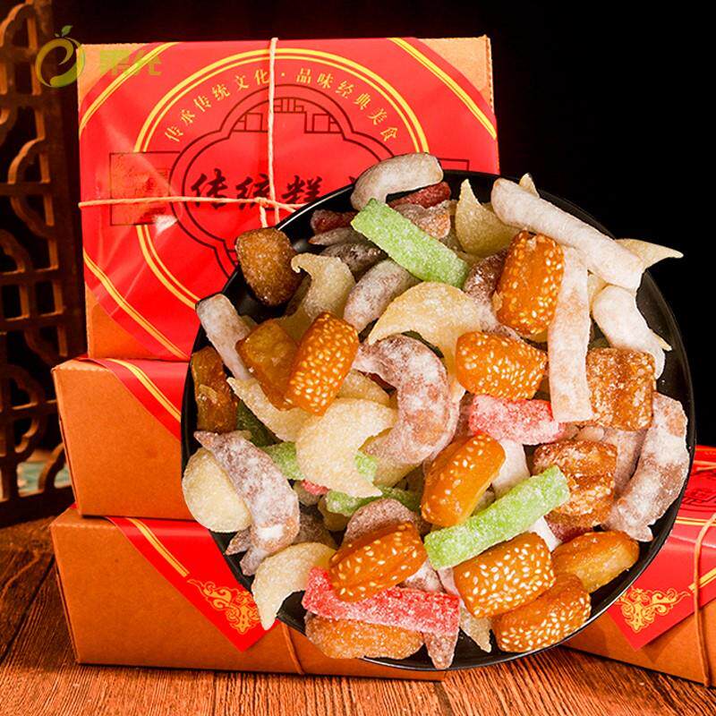 Henan Special Production Fruit Pastry Old New Year Snacks New Year's Snacks Traditional Handicrafts Old Fruit Combination