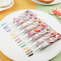 Deber Chocolate Taste Writing Pen 20 gr New Year framed pens Edible Painting Line Chocolate Sauce Squeeze pen baking