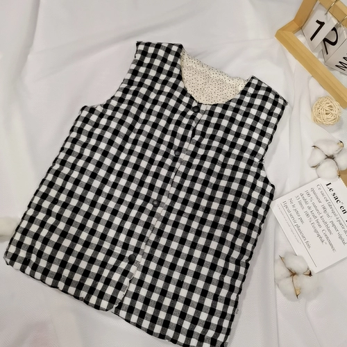 Хлопковый зимний детский демисезонный жилет подходит для мужчин и женщин для девочек, 24 года, подходит для подростков, увеличенная толщина