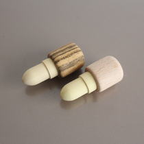 Solid wood lipstick can be opened pendant key chain sweater chain creative gift portable aromatherapy essential oil bottle diffuser wood