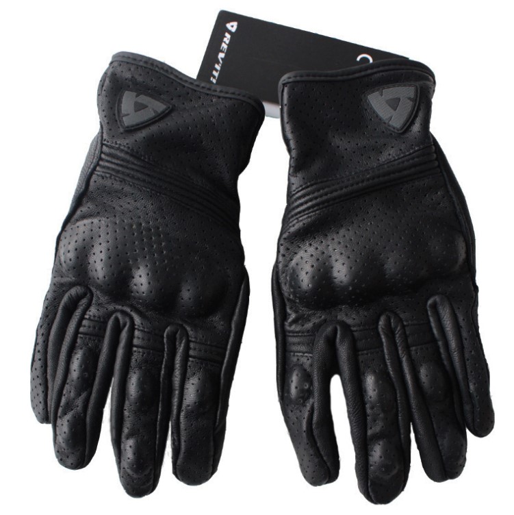 Locomotive Locomotive Real Leather Anti-Fall Cross-country Riding Gloves Touch Screen Windproof Warm Sheep Leather Genuine Leather Gloves Autumn Winter