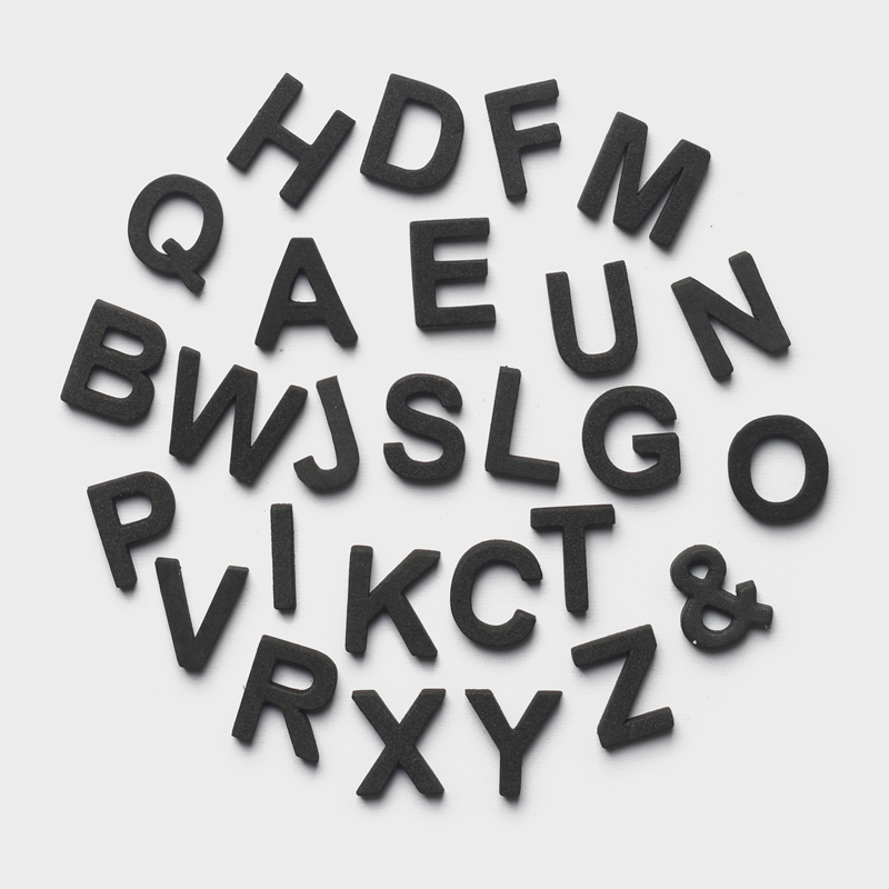 Wedding Letters Fridge Sticker Magnets ins Wind Creative Nordic Wind minimalist Atmospheric Foam Cotton Alphabet Magnet