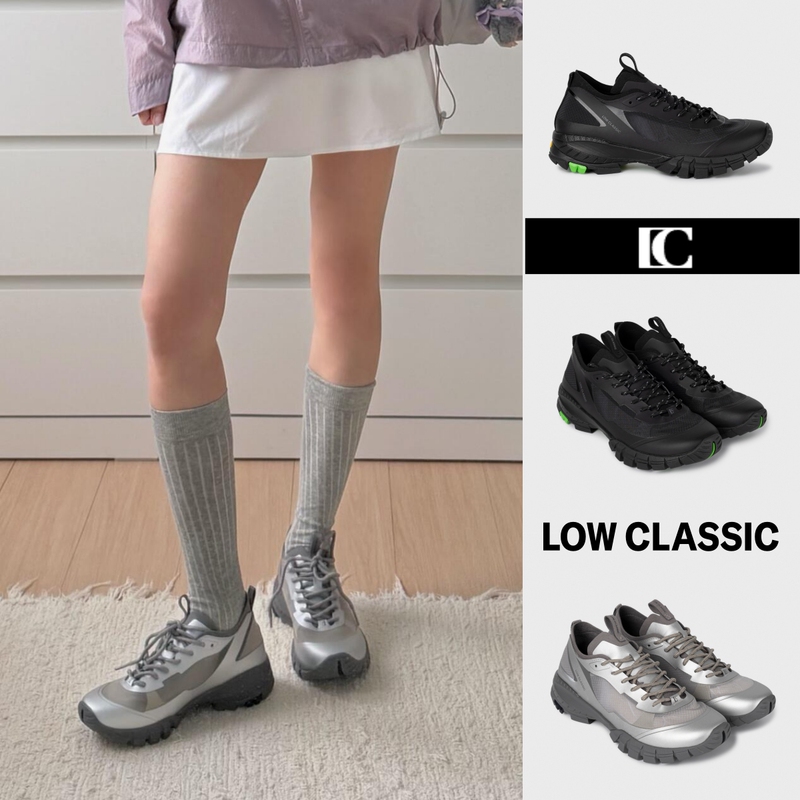 Korean Genuine Lowclassic Retro Casual Sneakers Lc Cha Jung-Won's Same Style Mesh Breathable Lace-Up Running Shoes