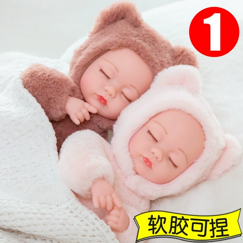 Реалистичная игрушка из мягкой резины, говорящая умная тряпичная кукла, имитационное моделирование для детей