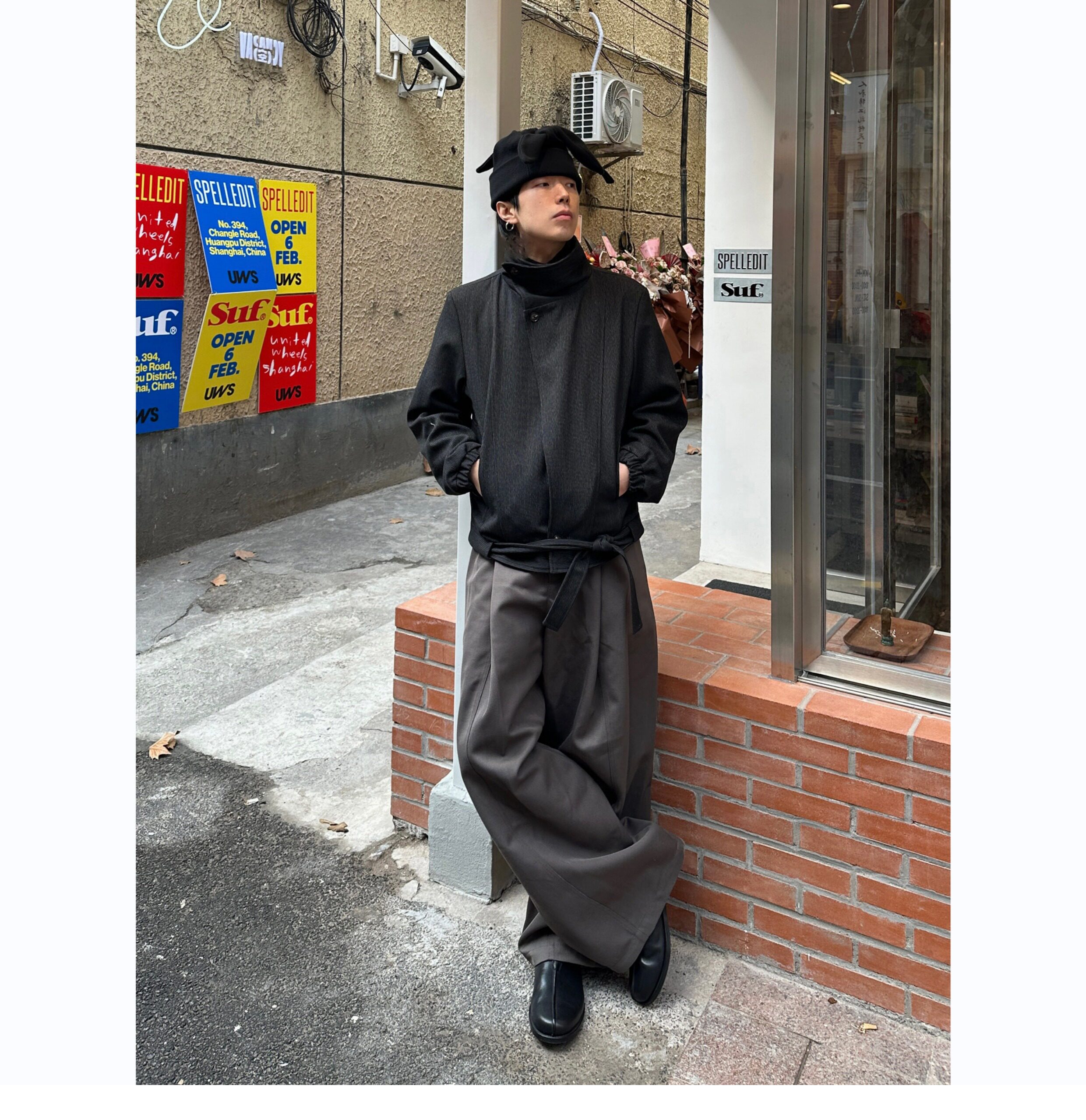 TAICHIISM Striped Strap Jacket