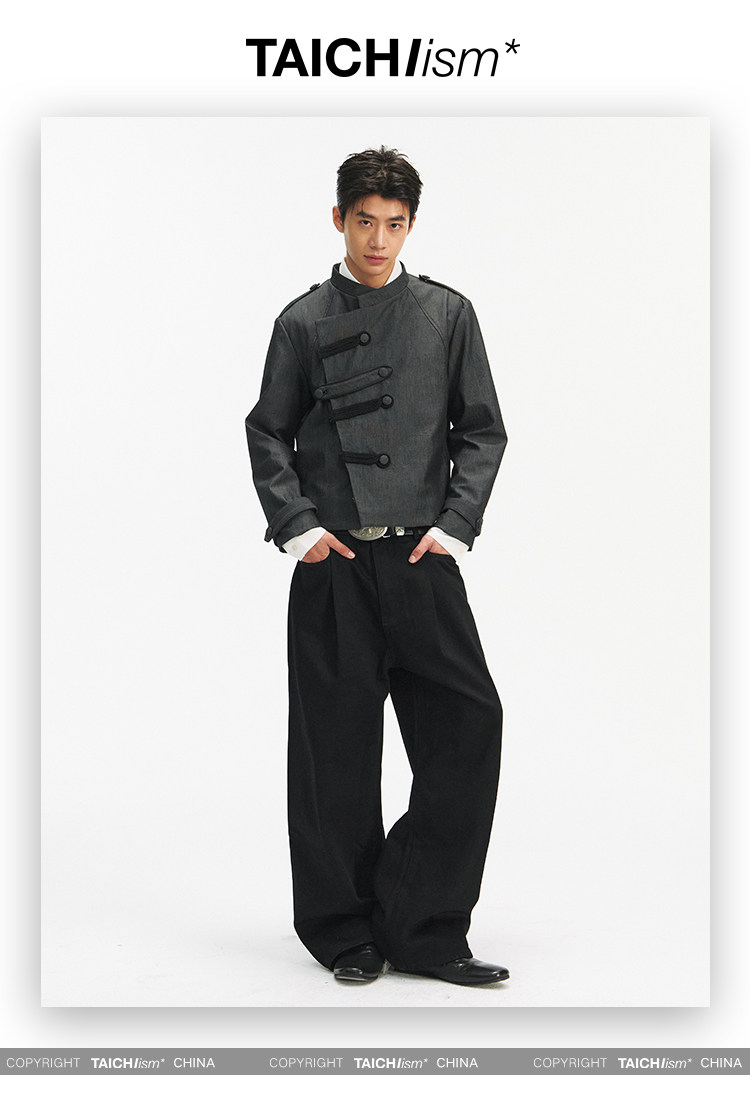 TAICHIISM Napoleon Tencel Linen Knot Jacket