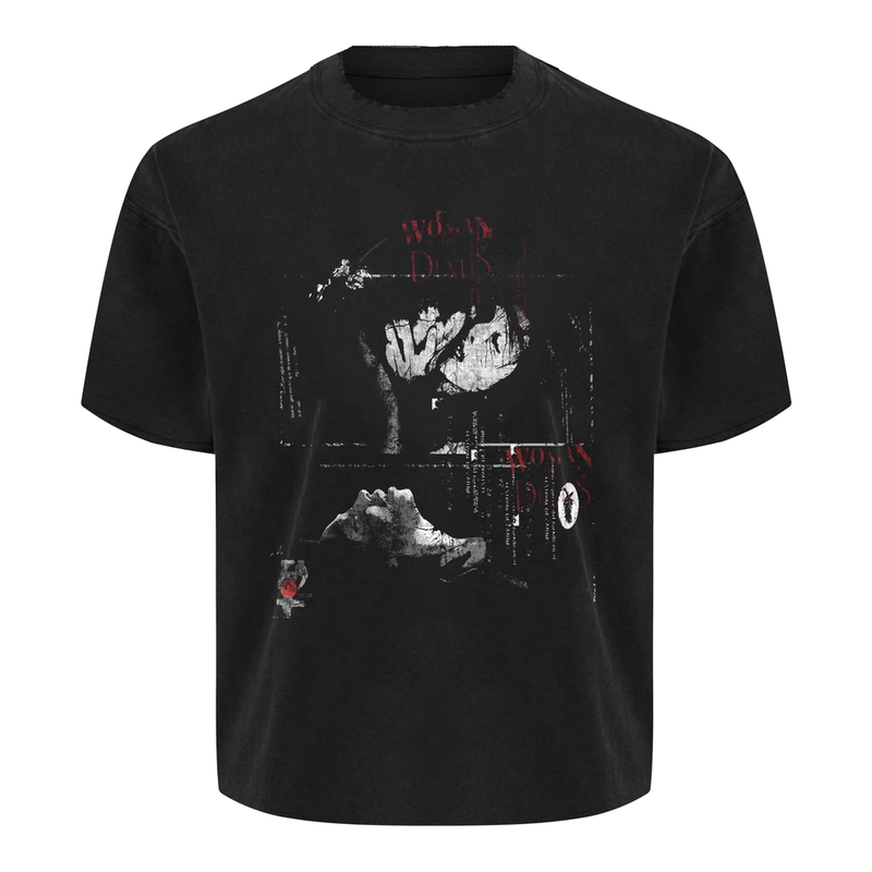 Taichiism Right Shoulder "Daughter of the Sand" Old Movie Poster New Vintage Short-Sleeved Tee