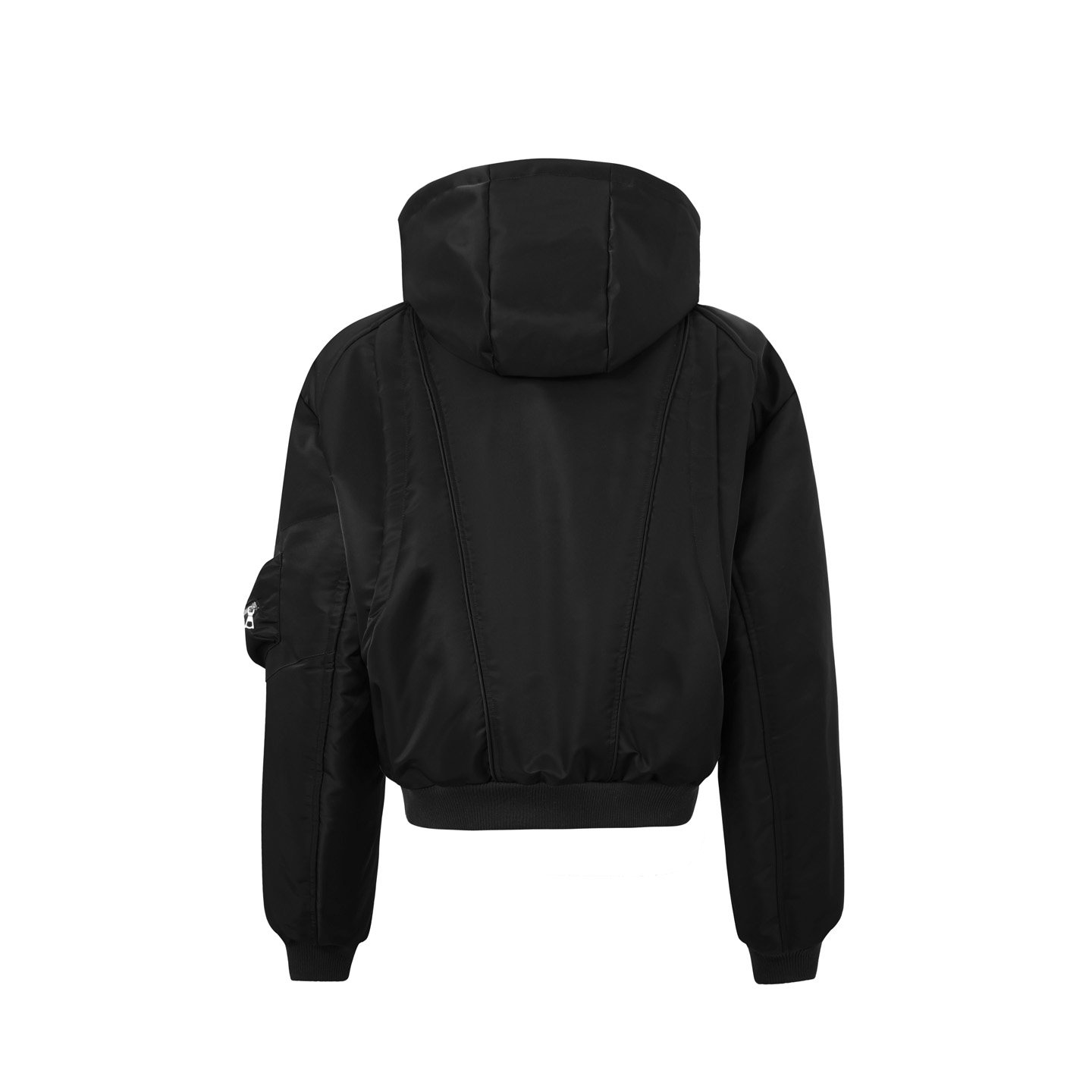 TAICHIISM Black Cropped Bomber Jacket