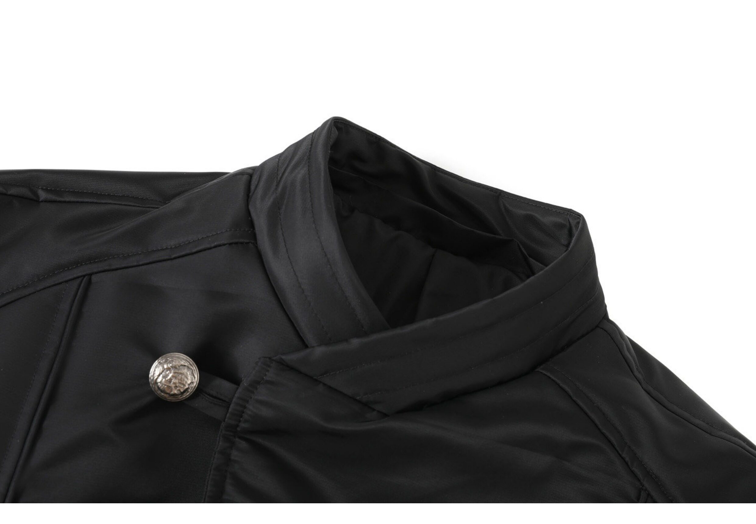 TAICHIISM Black Cropped Bomber Jacket