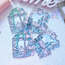 Bring Q] original special-shaped divider page Alice ins European and American account decoration Gillio this Split page