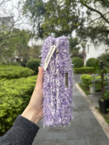 Aichitudou) March Spring day Qualifis pure hand crochet pen bag fin