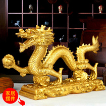 Shangshan Ruo water dragon ornaments Zodiac lucky dragon decorations Home crafts Home decorations 0484
