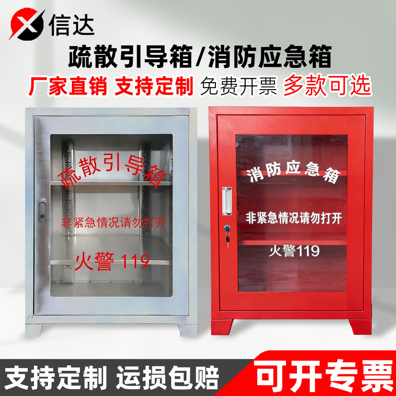 Evacuation Guidance Box Set, Mini Emergency Supplies Cabinet, Small Fire Escape Emergency Box