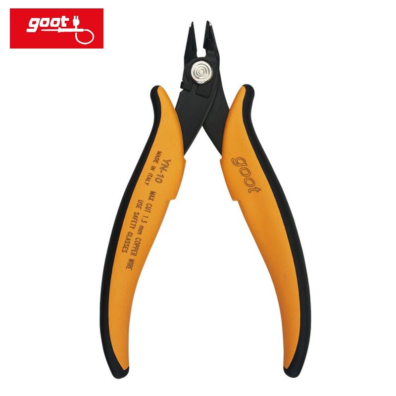 Japan GOOT Gut YN-10 11 12 12 13 17 17 17 electronic pitched pliers flat cut-shaped tip pliers