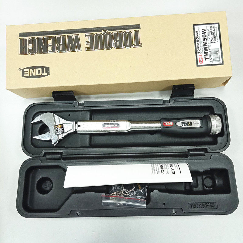 TONE Japan front field TMWM50W Import number of display opening activity torque wrench 10 ~ 50N M capability range