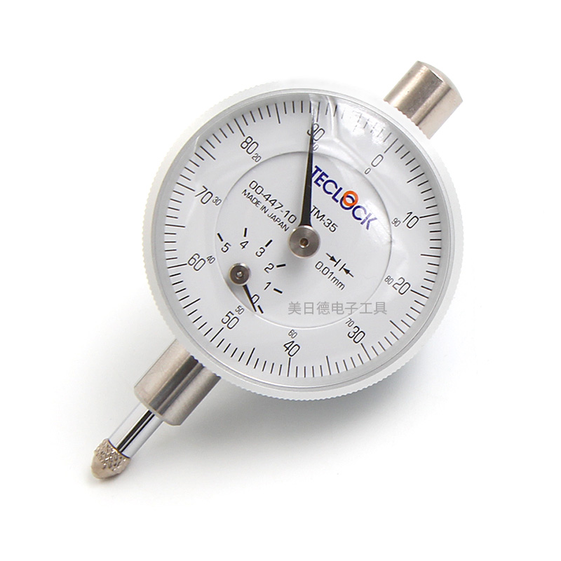 Original dress Japanese TECLOCK Score Side Difference Table TM-35 Section Difference Table Dial Gauge Test Pressure Meter
