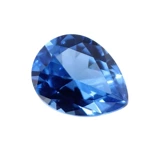 119#Груш -обработанные синтетические синтетические сапфиры обнаженные капли капли -капель