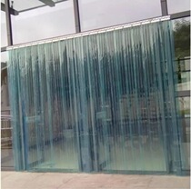 PVC air conditioning curtain Anti-static plastic vertical curtain Rubber curtain soft curtain Green stripe purification engineering stripe door curtain