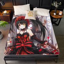 Cartoon anime two-dimensional dating Big combat home Double 1 8m mattress lazy tatami special bed pad