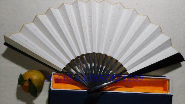 Handwriting a new 10 - inch paper fan title to fold fan Umu Yunshan people write the true script