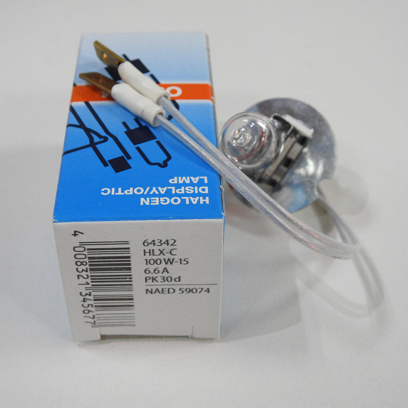 OSRAM 64342 HLX-C 6.6A 100W-15 Airport Runway Lamp 15.2V100W PK30d