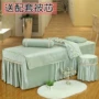 Beauty khăn trải giường gia đình bốn cao cấp bảng bông nhung bedspread vẻ đẹp massage salon bộ màu đơn giản có thể được tùy chỉnh - Trang bị tấm ga spa