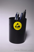 Antistatic pen holder black dust-free workshop pen type containing barrel ESD antistatic cylinder office stationery contained