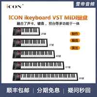 Evan Icon ikeyboard 3S4S 5S6S 8S VST Полу -матч MIDI -клавиатура с обновлением звуковой карты