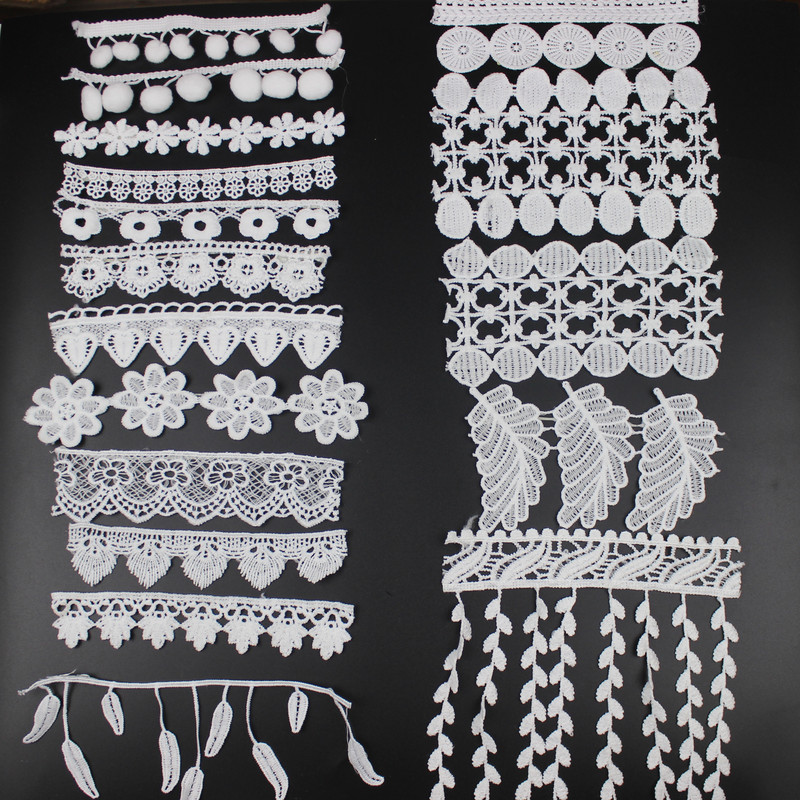 Water-Soluble Lace Embroidery Cut Out Small Flower Edge DIY Curtain Clothing Fabric Decoration Accessories Lace Trim Accessories Water-Soluble Lace Embroidery Cut Out Small Flower Edge DIY Curtain Clothing Fabric Decoration Accessories Lace Trim Accessories