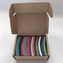 1 box of 360 pieces 18 colors single cell 18650 lithium battery PVC heat shrink film outer heat shrink sleeve battery leather case