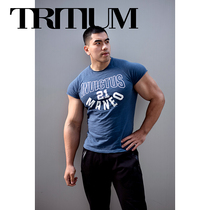 LIANG PIN Jacky beam product tritium sports leisure curling cotton shoulder print T-shirt short sleeve 02101