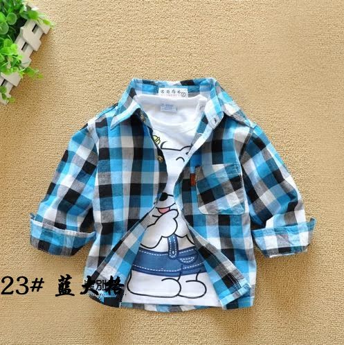 Chemise enfant à manche longue - Ref 2083827 Image 19