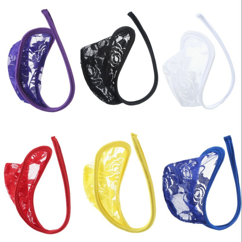 Both Men and Women Can Use Invisible C-Shaped Underwear, Mesh Lace Couple Underwear Set, Thong