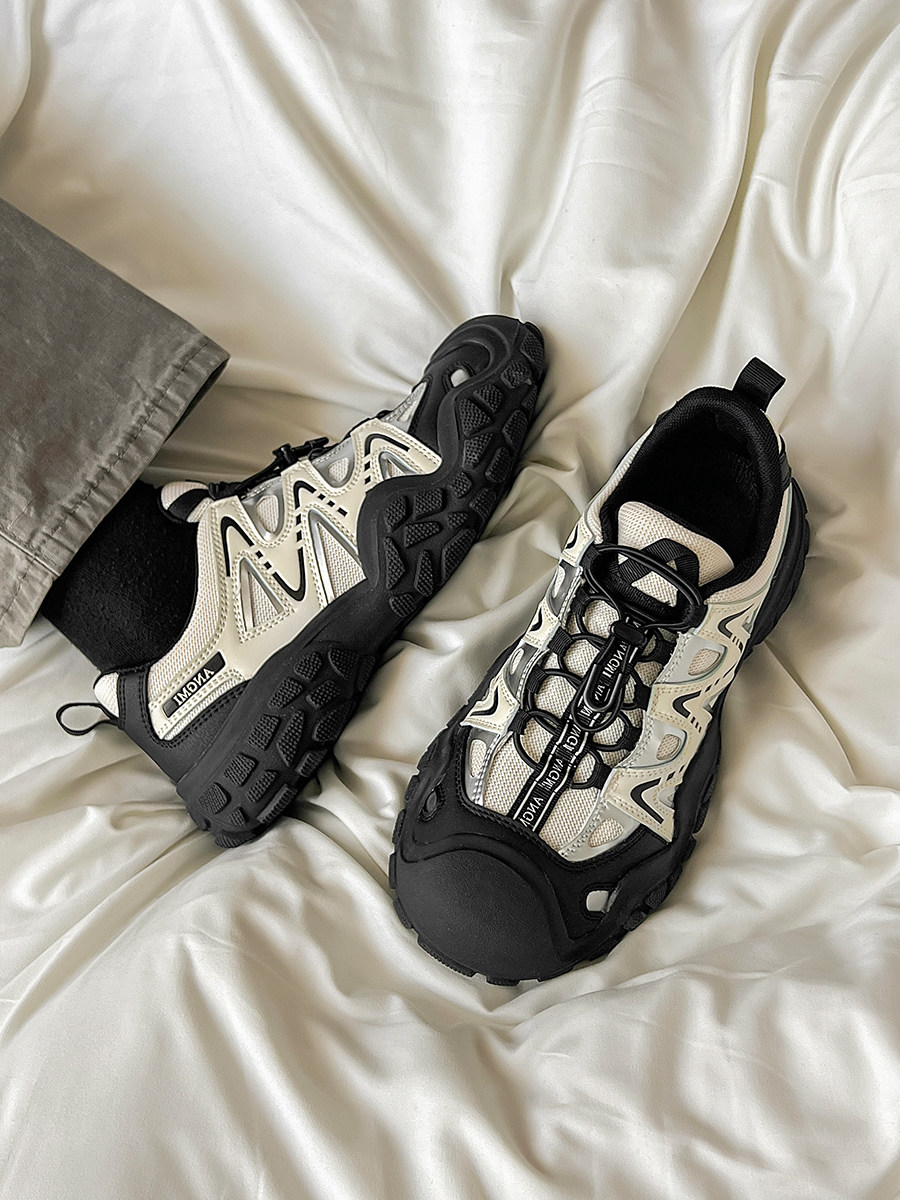 Men's Shoes, Autum Breathable 2026 New Sports Shoes, Niche Trendy Brand, High-End Hiking Shoes, Thick-Soled Outdoor Hiking Shoes