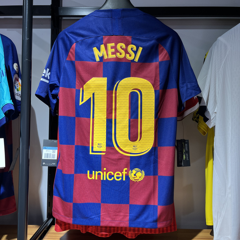 Kitsbox Genuine 19/20 Barcelona Home Messi Fan Version Jersey Aj5532-456 Kitsbox Genuine 19/20 Barcelona Home Messi Fan Version Jersey Aj5532-456