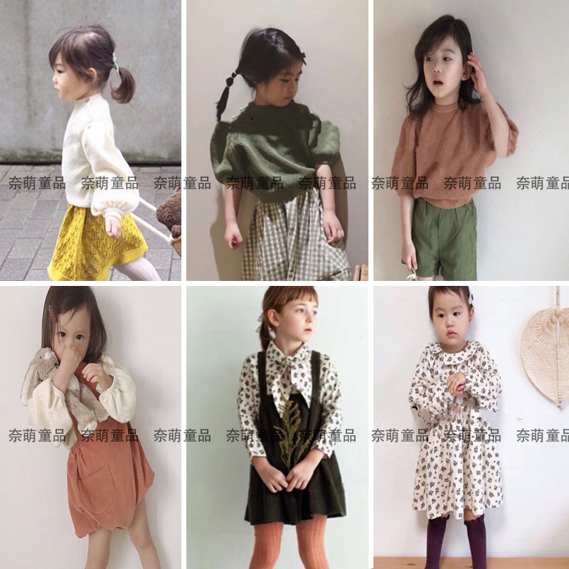 ins explosive girls knitted flowers girl trend baby baby bag skirt sp