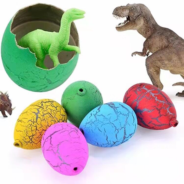 Dinosaur egg hatching egg new and unique bubble big expansion deformation simulation animal model creative children bubble water small toy