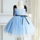 Girls princess dress summer Korean version of the little girl fluffy dress skirt piano costume children's suspender dress