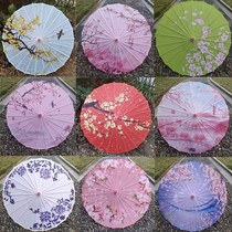 Vent ancien Silk Cloth Huile Paper Umbrella Props Umbrella Hanfu Dance Umbrella Country Tide Wind Ceiling Decoration Umbrella Room Outdoor Pendentif Light Umbrella