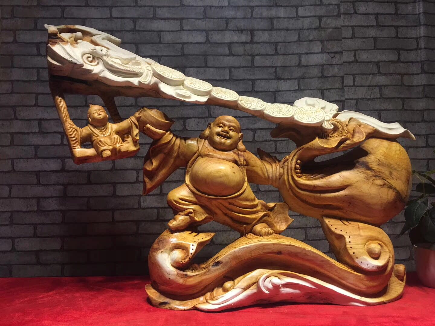 Root Carving Root Art Pendulum Pieces Doziers Dorfer Miyre Taiko Cliff-Old Master Craftsmanship Oily Good Taste Aroma Sending a Courtesy Pendulum