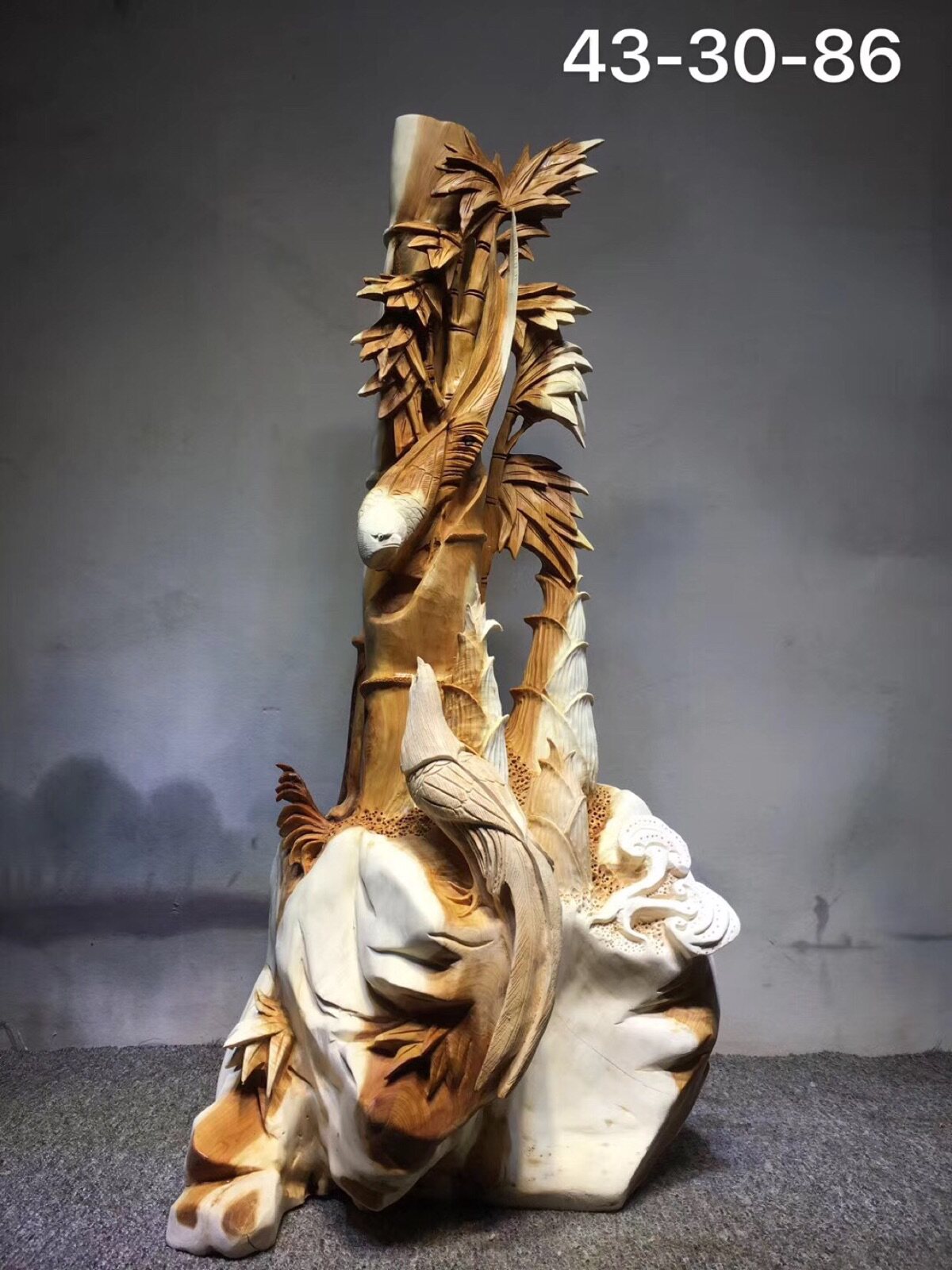 Root carving wood carving swinging piece Bamboo newspaper Ping An Taihang Taihang Cliff Berry without parquet Flavor Aroma Delivery Home Craft Gifts Swing Accessories