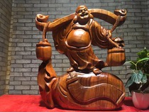 Root carving root art ornaments Maitreya Rosewood whole carving without splicing meaning good gift home furnishings