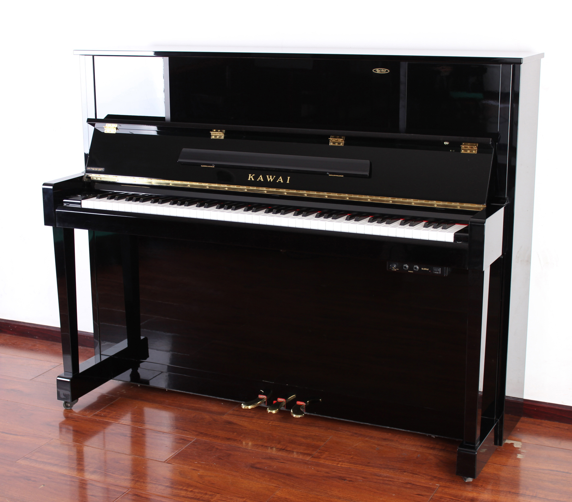 Nhật Bản nguyên bản KAWAI Kawaii KU10ATC piano im lặng 121 chiều cao với tai nghe roland rp 102