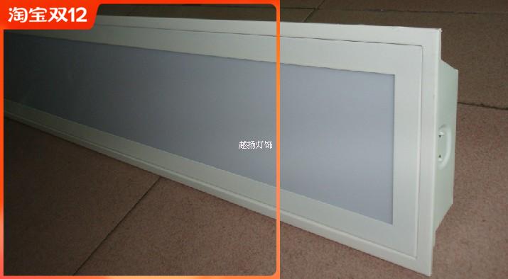 T5T8 grille lamp hanging wire aluminum office lamp study lamp flat lamp led panel lamp promotion